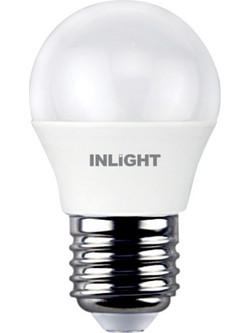 InLight E27 LED G45 8watt 4000Κ Φυσικό Λευκό 7.27.08.12.2