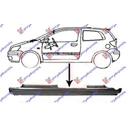 Μαρσπιε 5Π Αριστερα Hyundai Getz 02-05 - 022108282