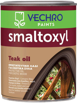 Vechro Smaltoxyl Teak Λάδι Εμποτισμού Ξύλου Έτοιμο προς Χρήση Satin 0.75lt