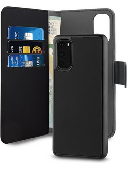 Puro Θήκη bookstyle για Galaxy S20 - Mαύρο