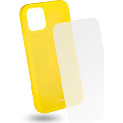 EGOBOO Tempered Glass + Case Rubber TPU Lime (iPhone 12/12 pro)