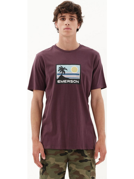 EMERSON TROPICAL LANDSCAPE MEN'S SHORT SLEEVE T-SHIRT ΜΩΒ