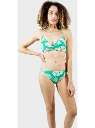 Gsecret Bikini Set Μπουστάκι με Ενίσχυση Floral Πράσινο L2320-22352