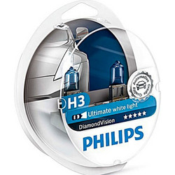 Philips H3 Diamond Vision Αλογόνου 12V 55W 2τμχ