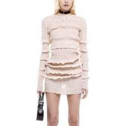 Milkwhite Mini Καθημερινό Φόρεμα Nude DS23-104