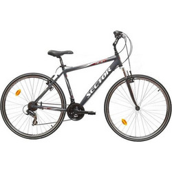 Sector Bikes Helix 2020 Ποδήλατο Trekking 28" Αλουμινίου με 21 Ταχύτητες Ανθρακί