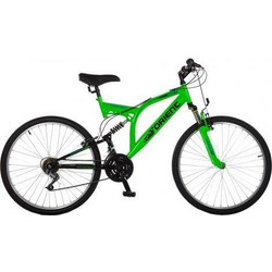 Orient Bikes Comfort Suspension Mountain Bike 26" με 18 Ταχύτητες Πράσινο