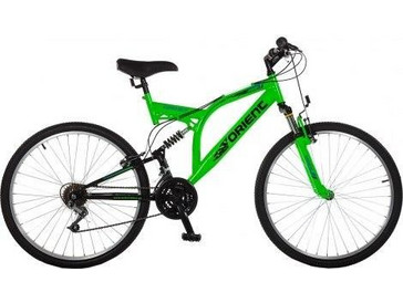 Orient Bikes Comfort Suspension Mountain Bike 26" με 18 Ταχύτητες Πράσινο