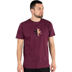 Graphic Print T-Shirt DOUBLE TS-023 Aubergine