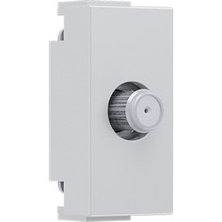 Acaelec Modys Αντάπτορας Tηλεόρασης SAT Θηλυκός Τερματικός 1 Στοιχείου 0dB IP20 Ιβουάρ (10101312239)