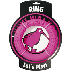 Παιχνίδι σκύλου Kiwi Walker Lets play Ring Maxi 18cm Ροζ