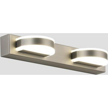 ΦΩΤΙΣΤΙΚΟ ΜΠΑΝΙΟΥ LED 8W 4000Κ ΟΒΑΛ 2Φ ΝΙΚΕΛ