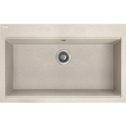 Laveo TAU SBT 4108 Ένθετος Νεροχύτης Γρανίτη Μπεζ 50x80cm