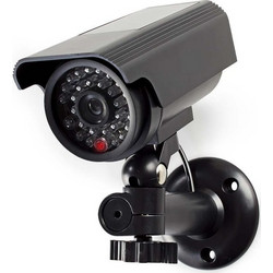 Ομοίωμα κάμερας Security για εξωτερικό χώρο, με IR LED. NEDIS DUMCBS10BK