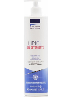 Galenia Lipiol Detergente Gel Cleansing Αφρόλουτρο σε Gel για Ευαίσθητο Δέρμα 500ml