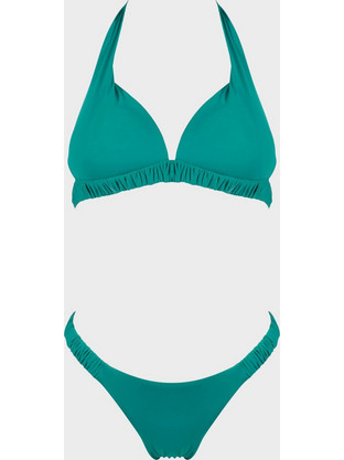 Gsecret Bikini Set Τριγωνάκι Brazil Πράσινο H1408-23317