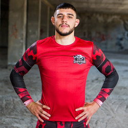 Cage Survivor Παραλλαγής Rash Guard Κίτρινο