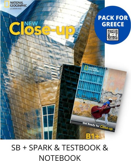 NEW CLOSE-UP B1+ PACK FOR GREECE (SB + SPARK & TESTBOOK & NOTEBOOK)