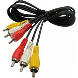 Καλώδιο 3RCA-3RCA ENGEL AV0711 1.2m - AS-110.15.001