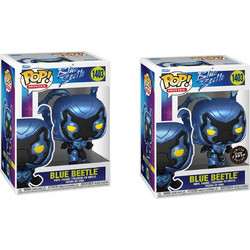 Funko Pop! Movies Blue Beetle 1403 Blue Beetle & Chase Limited Edition 2τμχ