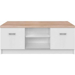 Alphab2b Έπιπλο Τηλεόρασης Ξύλινο Sonoma Μ120xΠ42xΥ46cm TO-2DTVWHITE