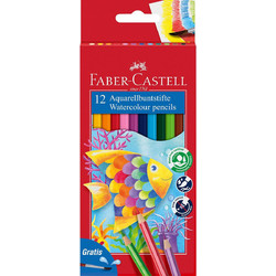 Faber-Castell Aquarell Ξυλομπογιές Ακουαρέλας Σετ 12τμχ