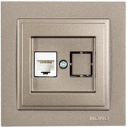 ΠΡΙΖΑ DATA CAT 6 RJ 45 MONH LIGHT FUME