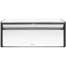 Brabantia 646848 Ψωμιέρα με Καπάκι Fall Front Brilliant Steel / Matt Black