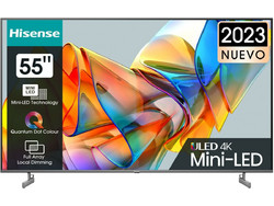 Hisense 55U6KQ Smart Τηλεόραση 55" 4K UHD Mini LED HDR (2023)