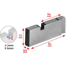 ΜΑΧΑΙΡΙΑ 1/2"-3/4" BSPT ΒΙΔΟΛ.ΤΤ-50 HSS
