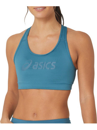 ASICS Core Logo Bra Αθλητικό Μπουστάκι με Μέτρια Στήριξη Βεραμάν 2012C573-404