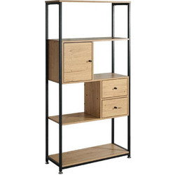 Fylliana Edge 2077 Βιβλιοθήκη 78x30x158cm 0033-223-003