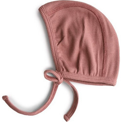 Mushie Σκουφάκι Ribbed Bonnet - Cedar