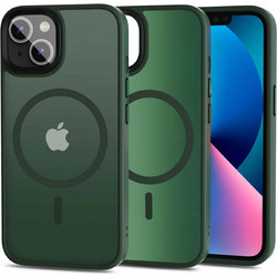 Tech-Protect Magmat MagSafe Back Cover Matte Green (iPhone 13)