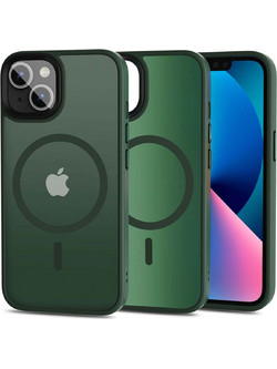 Tech-Protect Magmat MagSafe Back Cover Matte Green (iPhone 13)