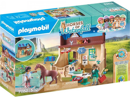 Playmobil Horses Of Waterfall Κτηνιατρική Κλινική Αλόγων για 5-12 Ετών 71352