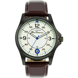 Ben Sherman The Originals Ανδρικό Ρολόι με Καφέ Δερμάτινο Λουράκι BS083BR