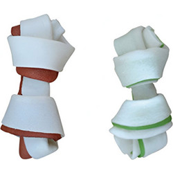 Pet Interest On The Go! Rawhide Δίχρωμοι Κόμποι 7.5cm 1τμχ