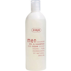 Ziaja Red Cedar Scent Φυτικό Σαμπουάν & Αφρόλουτρο 400ml
