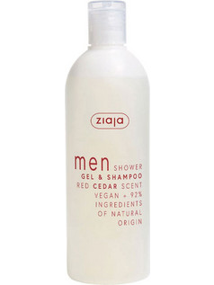 Ziaja Red Cedar Scent Φυτικό Σαμπουάν & Αφρόλουτρο 400ml