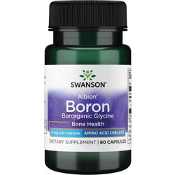 Swanson Boron Albion Bororganic Glycine 60 Κάψουλες