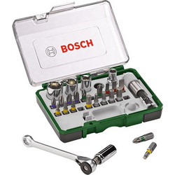 BOSCH - Σετ Κατσαβιδόλαμων 27 Τεμαχίων με Καστάνια (2607017160)