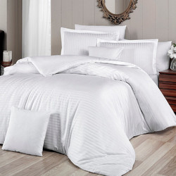 Lino Home Σεντόνι Μονό Βαμβακερό 170x270 Capri 100/100 White