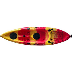Fortis Πλαστικό Kayak 1 Ατόμου με Πετάλια Κόκκινο Κίτρινο 71-37635