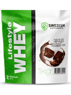 Swedish Supplements Lifestyle Whey Chocolate Milkshake Πρωτεΐνη Ορού Γάλακτος 1kg