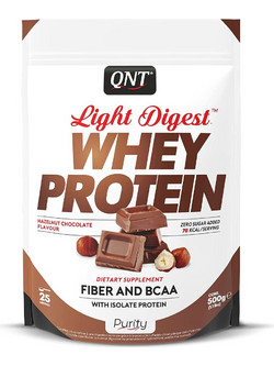 QNT Light Digest Whey Protein Hazelnut Chocolate 500gr