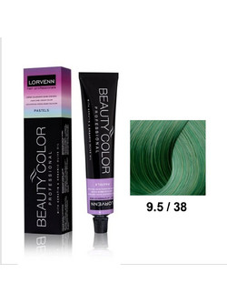 Lorvenn Beauty Color 9.5/38 Περίδοτο Μόνιμη Βαφή Μαλλιών 70ml