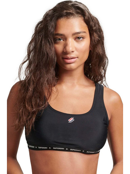 Superdry Code Micro Bikini Top Μαύρο W3010295A-02A