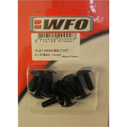 ΒΙΔΕΣ ΠΑΡΜΠΡΙΖ ΜΑΥΡΕΣ 6Χ20MM WFO