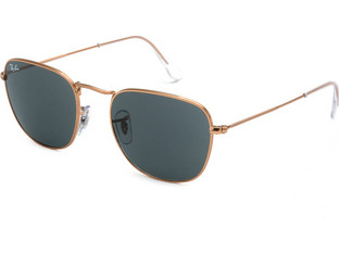 Ray-Ban RB3857 9202R5 Γυναικεία Γυαλιά Ηλίου Τετράγωνα Μεταλλικά Χρυσά με Πράσινο Polarized Φακό